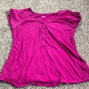 Button up short sleeve shirt